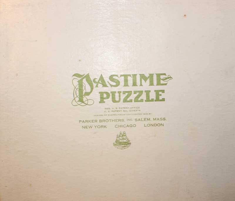 Pastime Puzzle "Their Favorite Pastime"