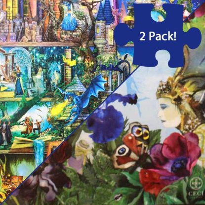 Lot of 2 Laser Puzzles | Mosaic, Nautilus (Lasercut)