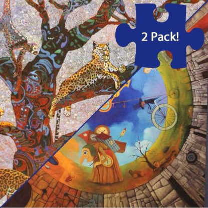 Lot of 2 Artifact Puzzles (Lasercut)